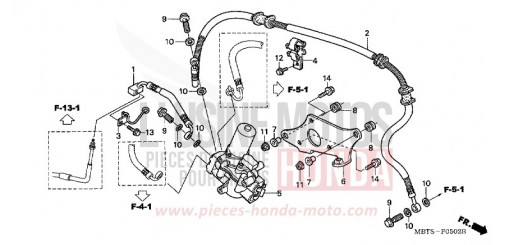 ABS-EINHEIT (VORNE) XL1000VA6 de 2006